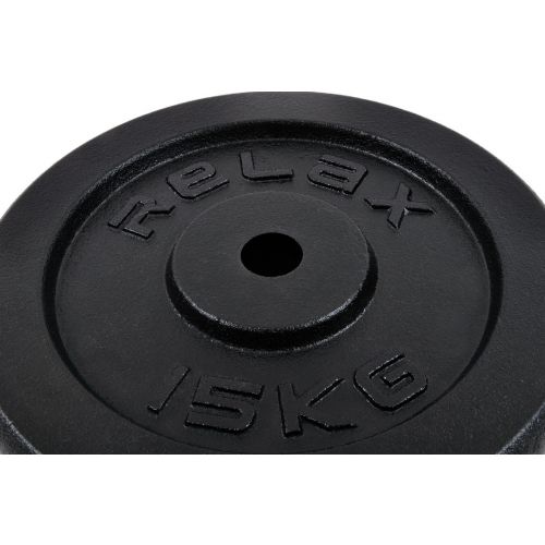 RING Tegovi 2x15kg crni standardni liveni  - RX PLO1-15