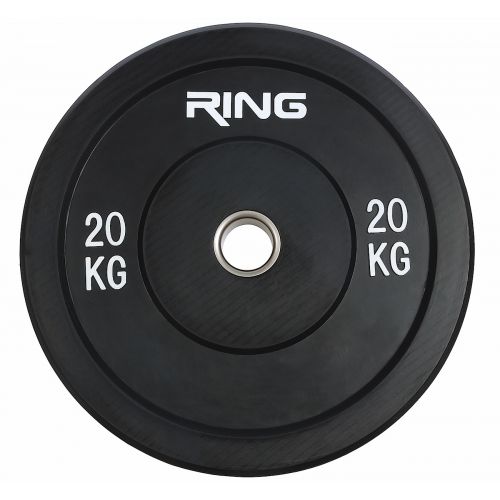 RING Olimpijski tegovi bumper crni 1x20kg RX PL37-20