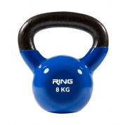 RING Kettlebell 8kg metal+vinyl RX DB2174-8 blue