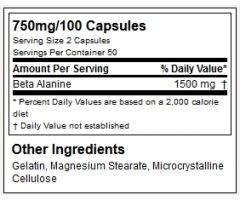 Beta Alanine, 100 kap UN