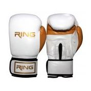 RING rukavice za boks 12 OZ kozne - RS 3211-12 white