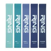 RING mini band set 5 blue (MINI BAND-SET 5 BLUE XL+L+M+H+XH)-RX MINI BAND SET 5 BLUE